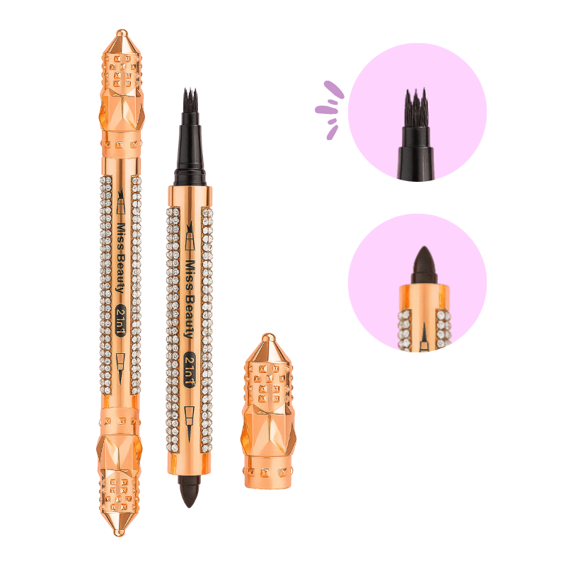 Delineador 2 En 1 Miss Beauty REF 567