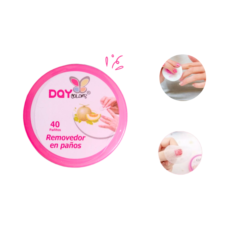 Toallitas removedoras de esmalte REF. 843