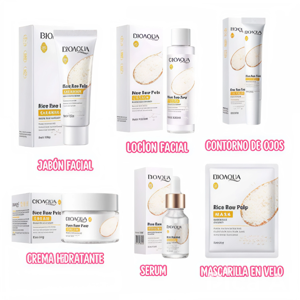 Kit Facial De Arroz Bioaqua Ref 336