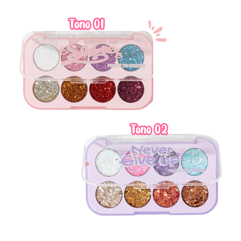 Paleta De Glitter Engol REF 784