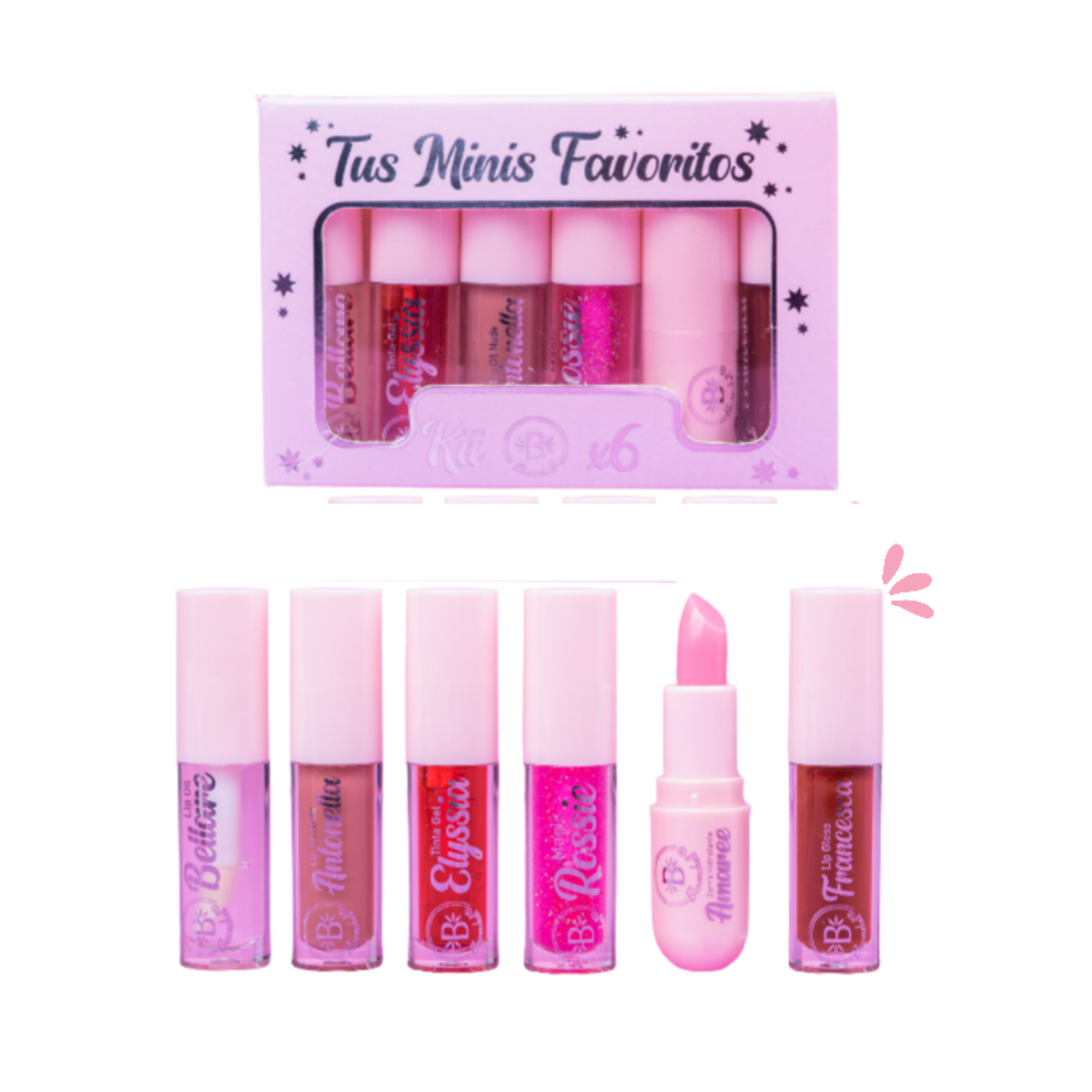Gloss Mini Favoritos X6 REF 525