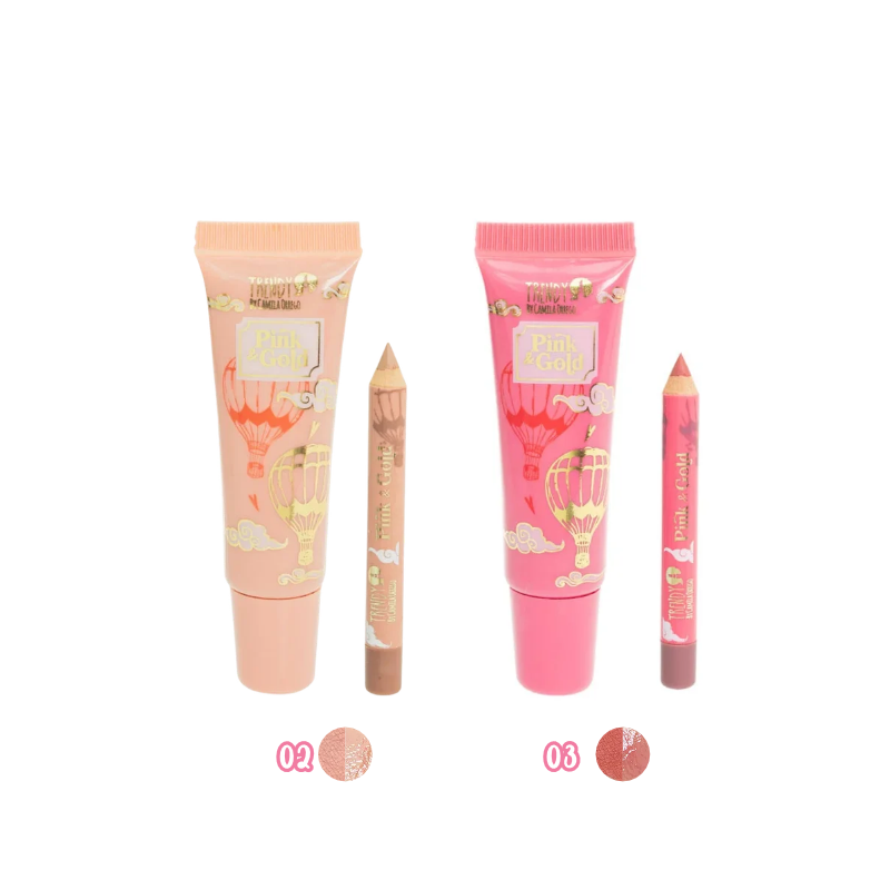 Lip Combo Pink and Gold REF. 59