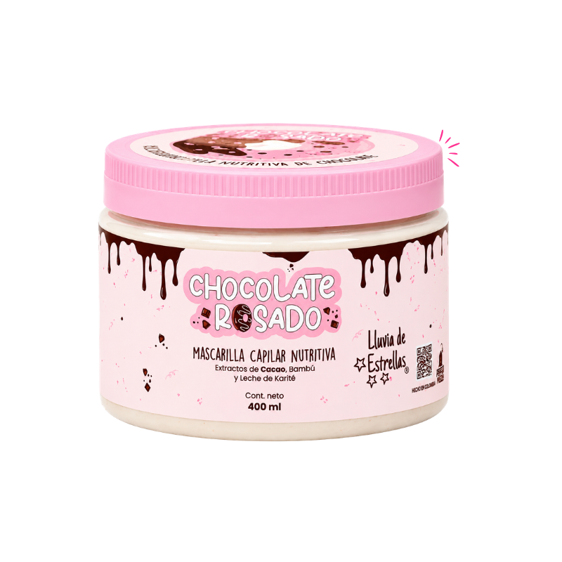 Mascarilla capilar chocolate rosado REF 439