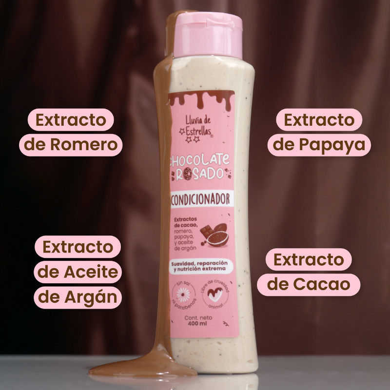 Acondicionador chocolate rosado REF 430