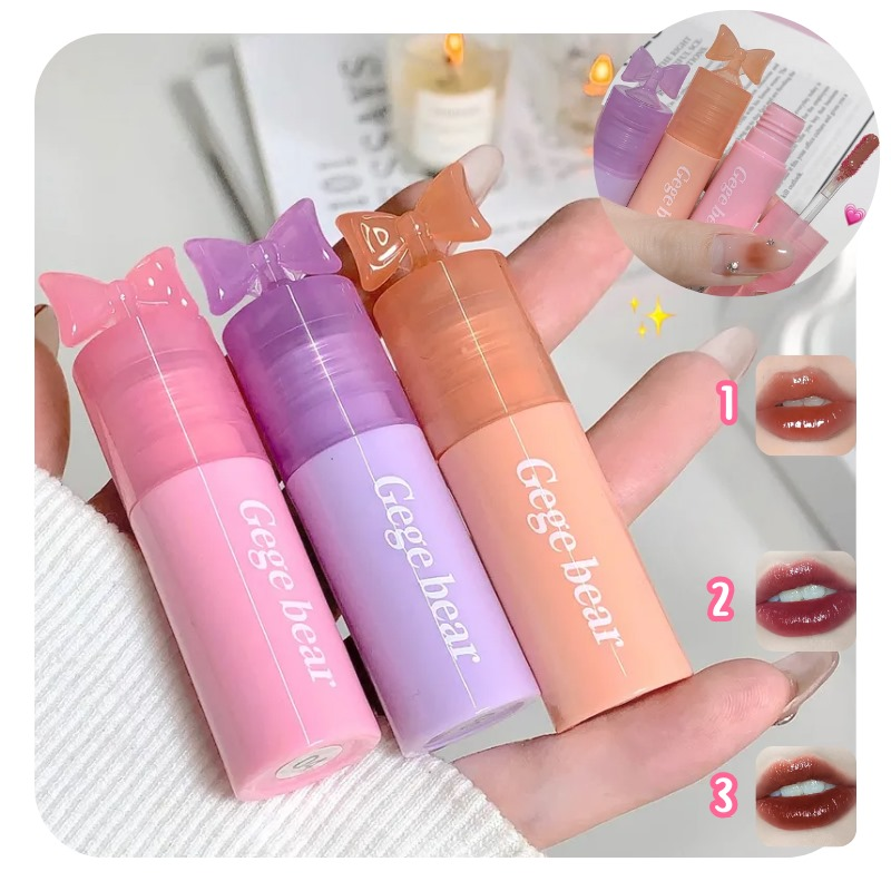 Lip Gloss Con Color Moñitos REF 486