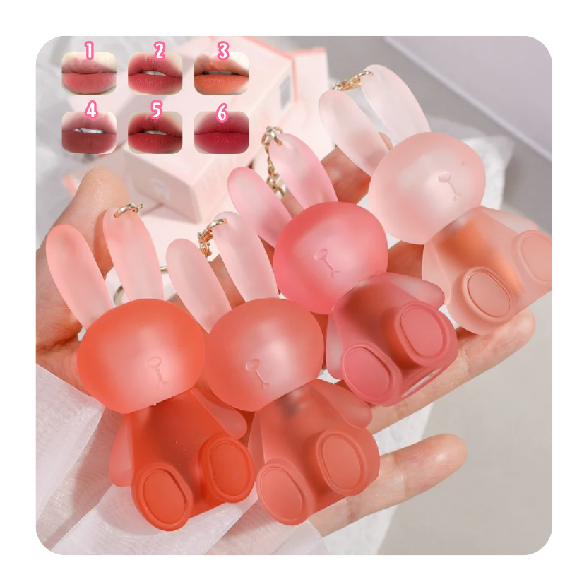 Labial terciopelo conejito llavero REF 387