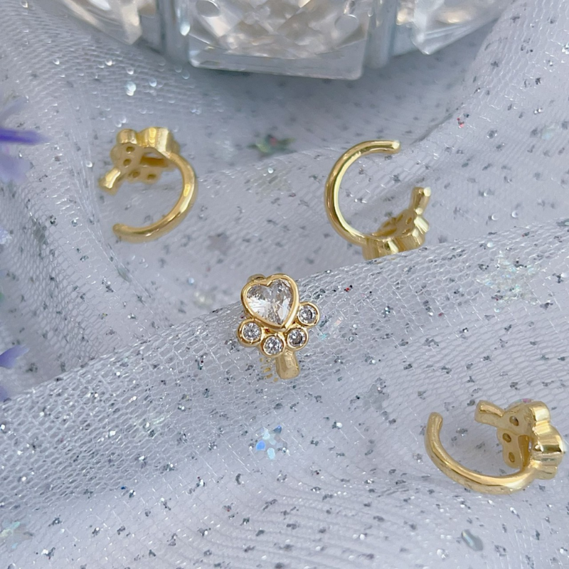 Earcuff huellita REF 1.128
