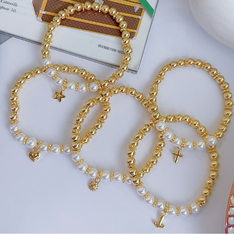 Pulsera perla blanca REF 1.148