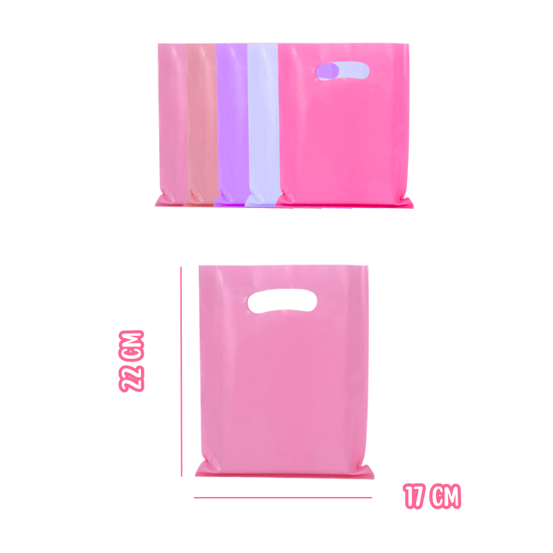 Docena bolsas plásticas empaque pequeño REF 582