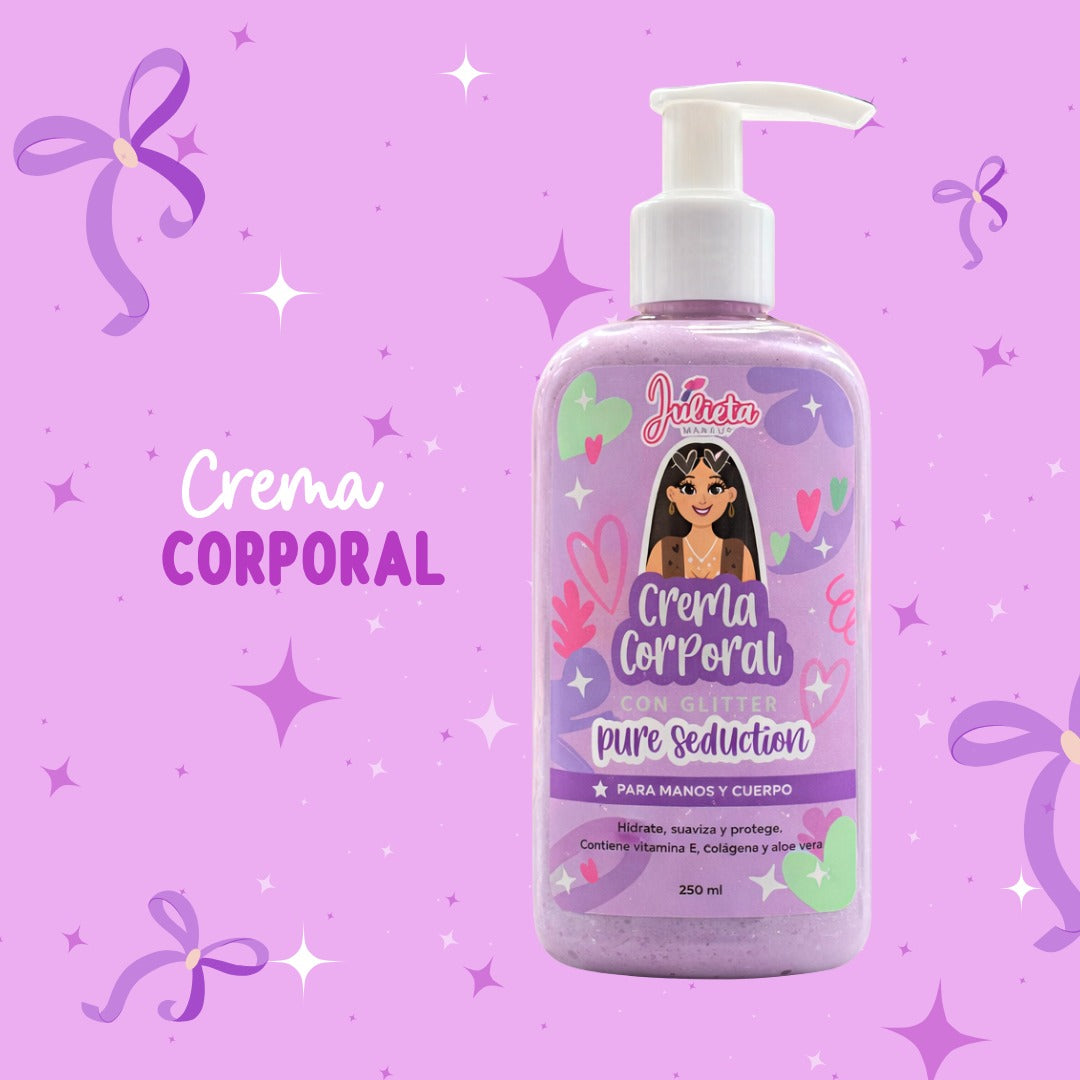 Crema Corporal hidratante con destellos Julieta Pure Seduction REF J – 6