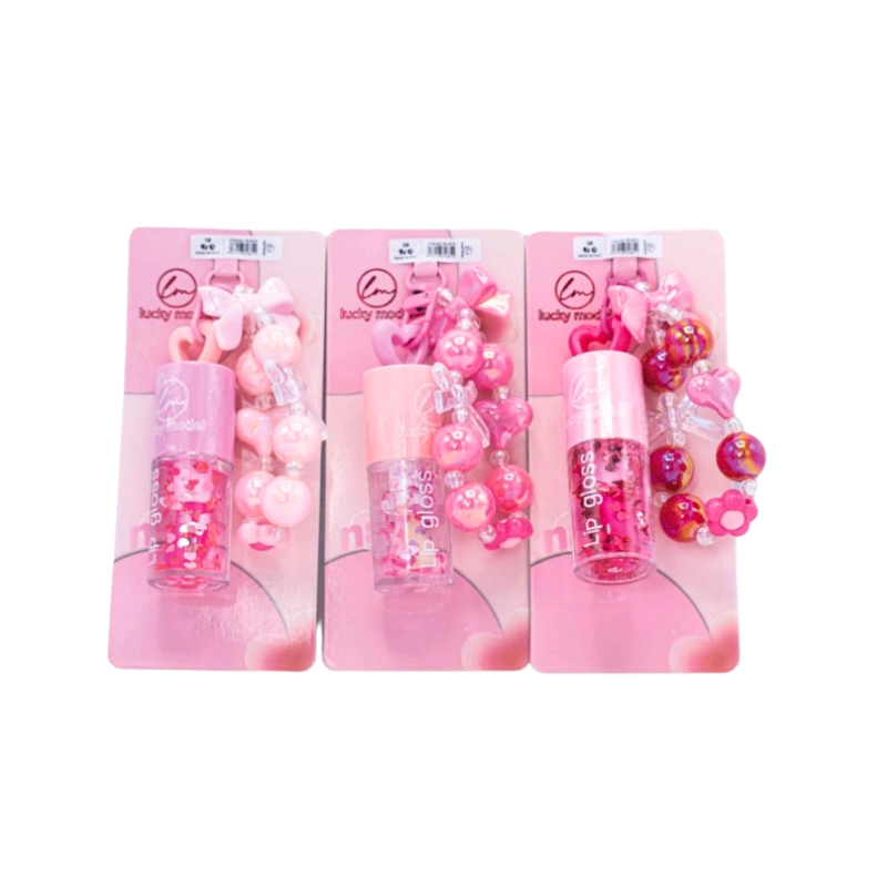 Gloss con llavero moñito REF. 842