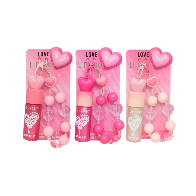 Lip Gloss Llavero Corazon REF 858