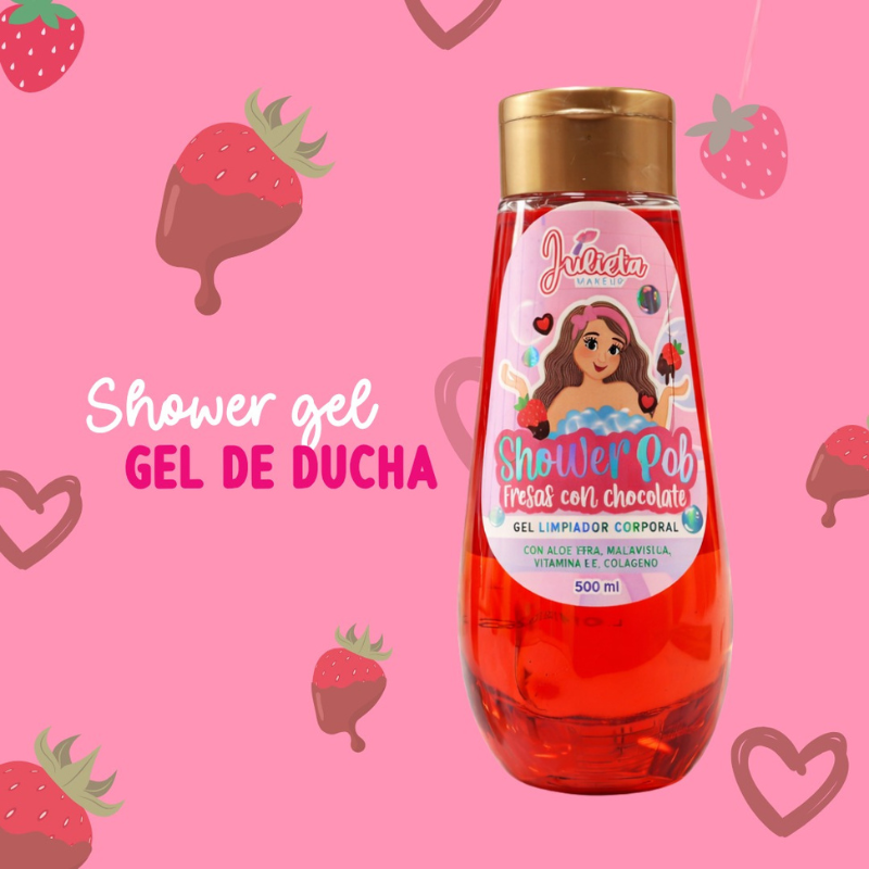 Gel de ducha FRESAS CON CHOCOLATE