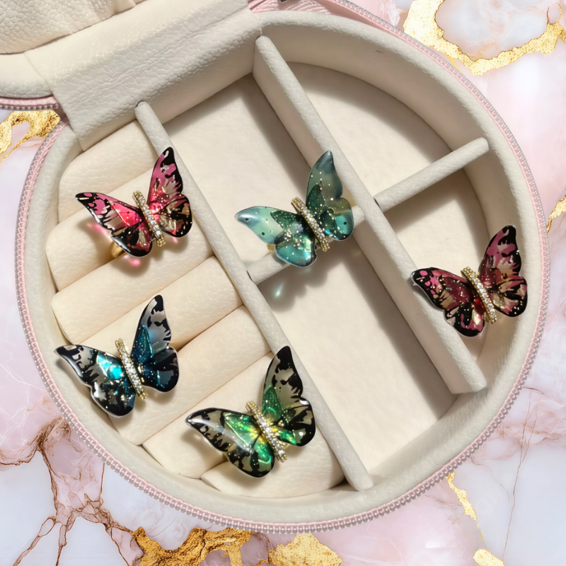 Anillo Mariposa Colores REF 1.203