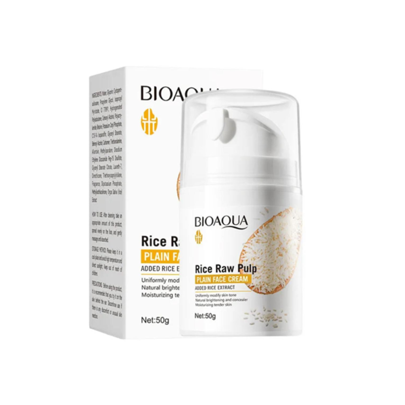 Crema hidratante de arroz Bioaqua REF 555