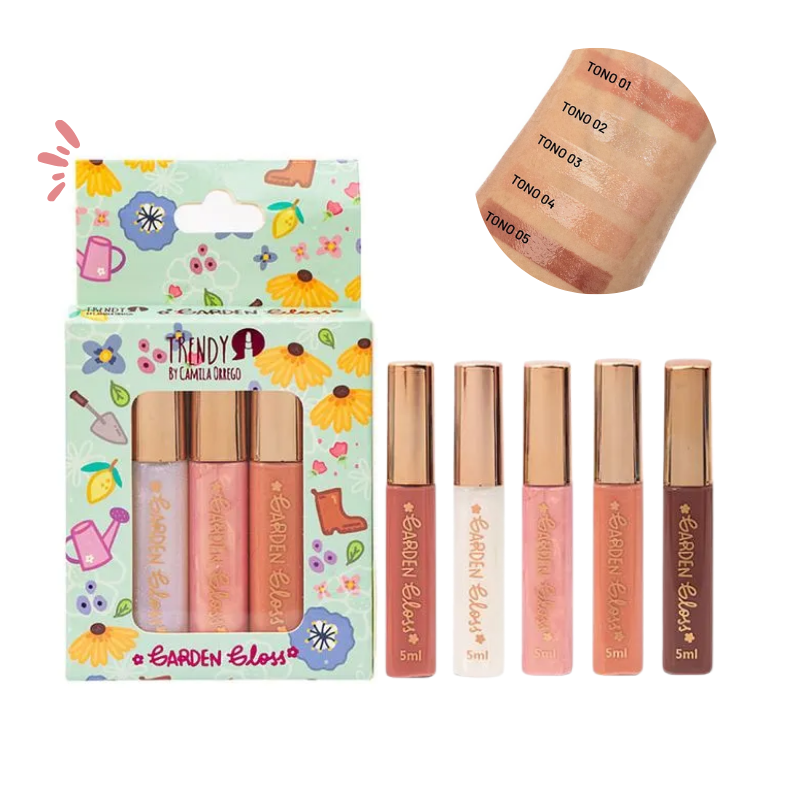 Kit X5 Garden Gloss Trendy
