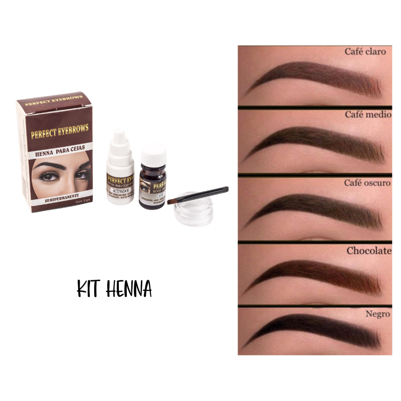 Kit Henna para cejas Semipermanente REF 32