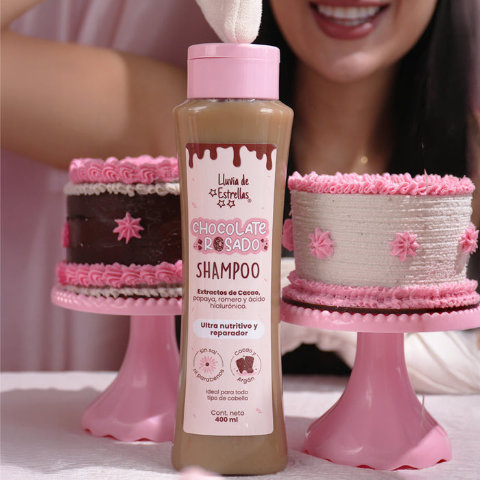 Shampoo chocolate rosado REF 176