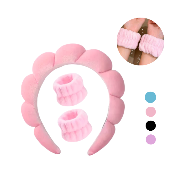 Balaca Puffy + Bandas Elasticas Skincare REF 34