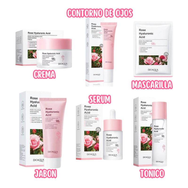 Kit Completo De Rosas y Acido Hialuronico REF 420