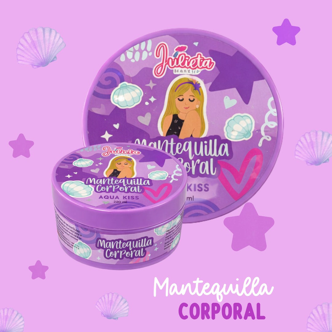 Mantequilla Corporal Julieta Aqua Kiss REF J-1 Aqua
