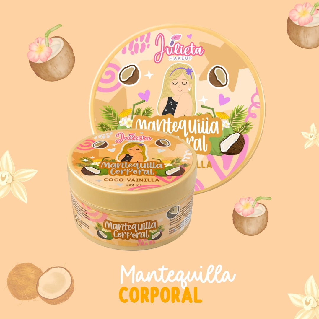 Mantequilla Corporal Julieta Coco-Vainilla REF J-1 Coco