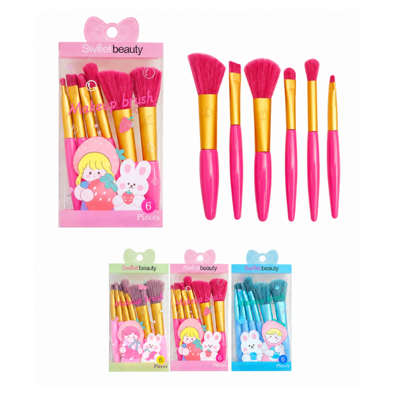 Kit de brochas colores sweet REF. 368