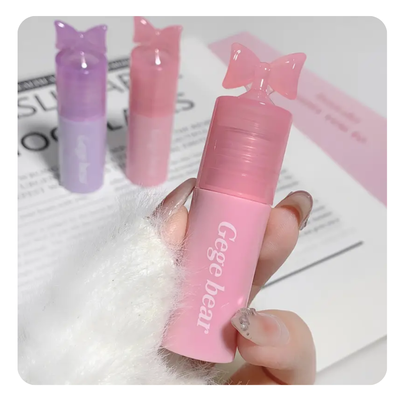 Lip Gloss Con Color Moñitos REF 486