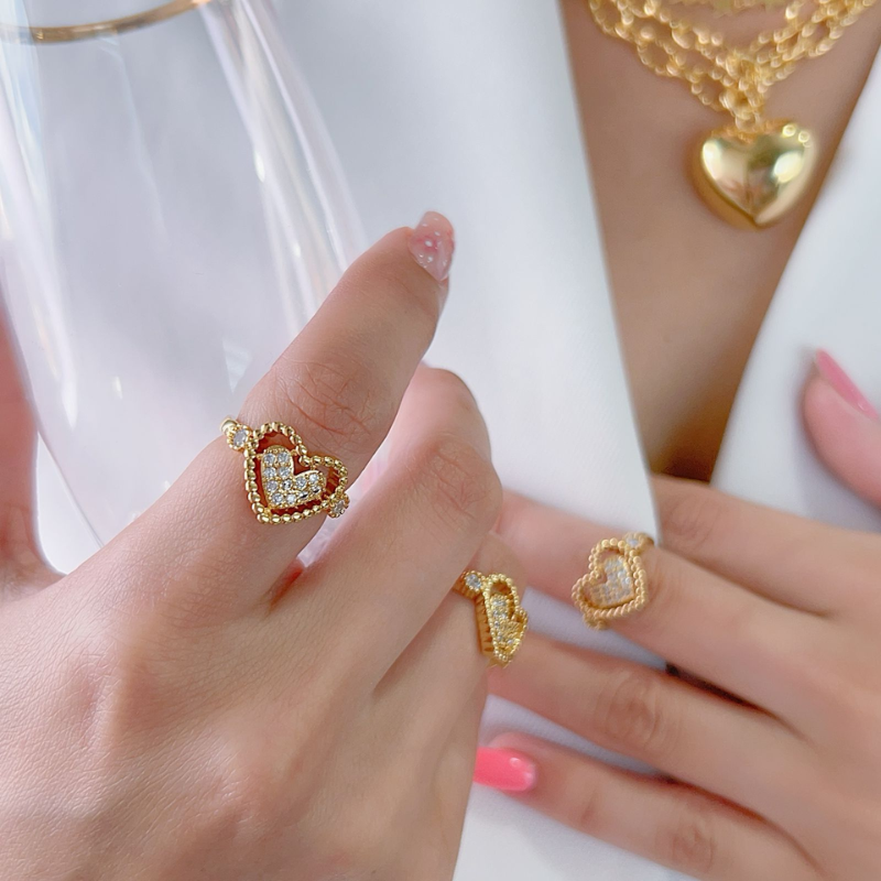 Anillo doble corazon REF 1.118