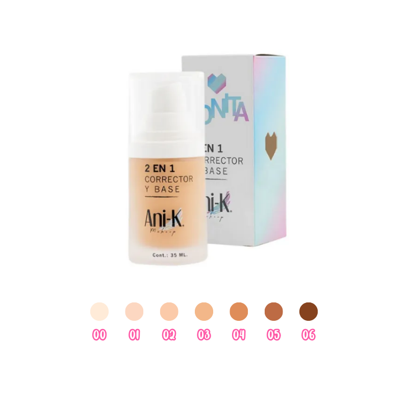 Base y corrector 2 en 1 ani-k REF 325