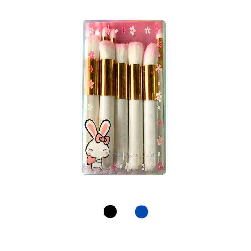 Set de brochas kabuky Cajita REF 585