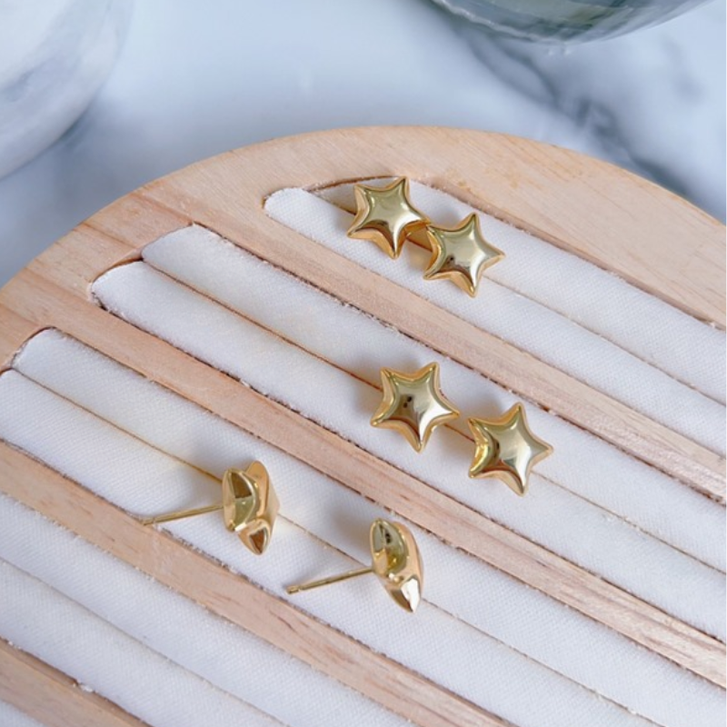 Topitos dorados estrellita REF 1.304