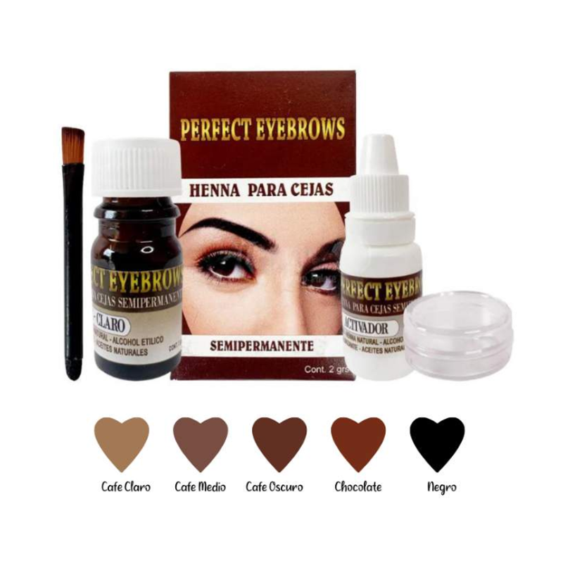 Kit Henna para cejas Semipermanente REF 32
