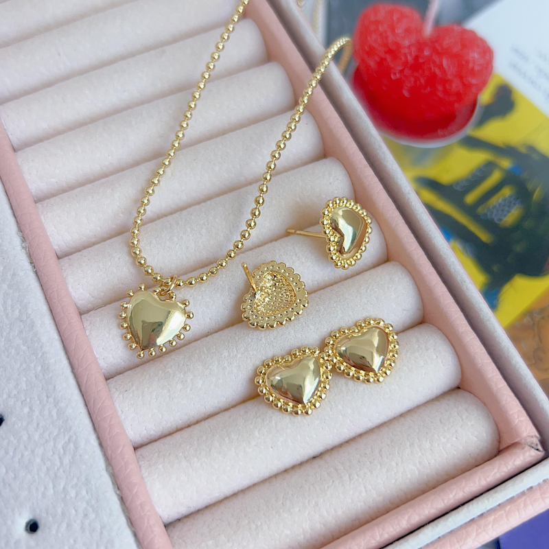 Set corazón dorado REF. 1221
