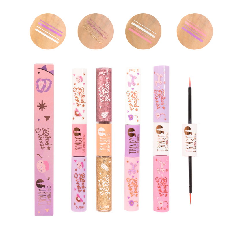 Delineador Doble Matte Funny Pastel REF 99
